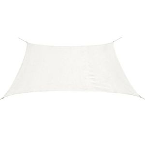 VOILE D'OMBRAGE Voile d'ombrage PEHD Rectangulaire 4 x 6 m Blanc -