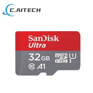 CARTE MÉMOIRE Carte mémoire SANDISK Micro SD 32GB SDHC avec Adap