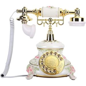 Téléphone fixe Téléphones Antiques À Cadran Rotatif, Style Rustiq