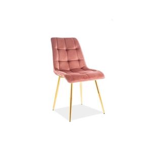 Chaise coquillage doré rose NYMEA (Lot de 2) – Design Dorée