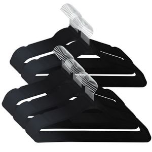 Kleiderbuegelshop24 Cintres en Plastique Noir pour Vestes et Manteaux,  EU50, XXL, 50 cm, Noir, Lot de 10 : : Cuisine et Maison