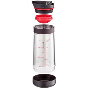 Norpro mesure Mix vinaigrette Verre Sauce Shaker 2 Cup/500ml avec lame de mélange 
