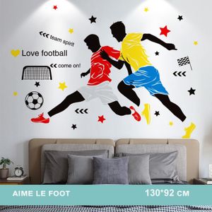 Stickers Muraux 3D Football Autocollant Mural Pour Chambre Garçon Poster  Foot Decoration Chambre Ado Garcon Poster Football E[J3914] - Cdiscount  Maison