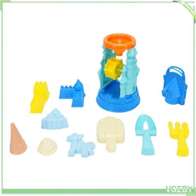 Kit De Plage 30 Pièces – Seau, Pelle, Moules, Roue à Eau – Sac Filet Inclus – Jouet Sable Enfant