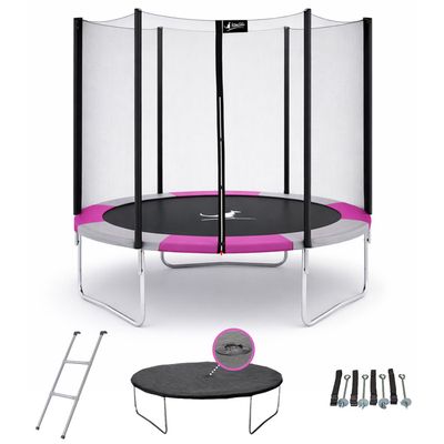 Trampoline 360 cm Bleu MAXI ECO - KANGUI - Avec Filet, Echelle, Couverture de Protection - Jeux - Jouets
