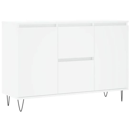 Commode avec tiroirs Nautica Blanc 40x82cm Vicco