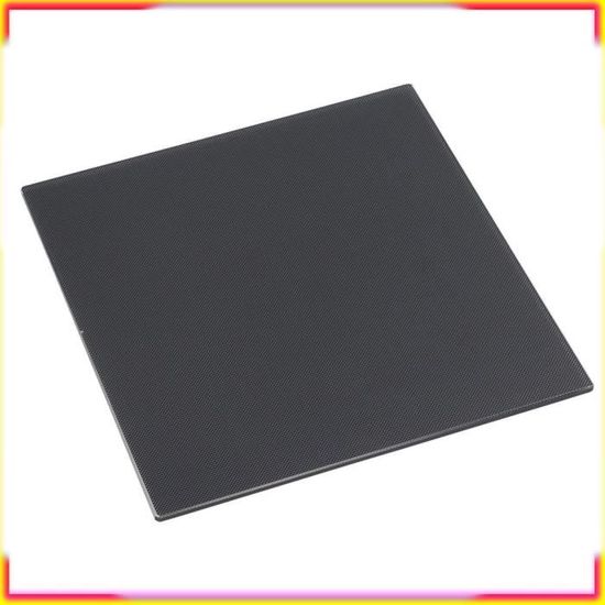 Plaque De Construction En Verre Trempé 355x355x4mm Pour Imprimante 3D - Revêtement Microporeux, Haute Adhérence, Facile à Nettoyer