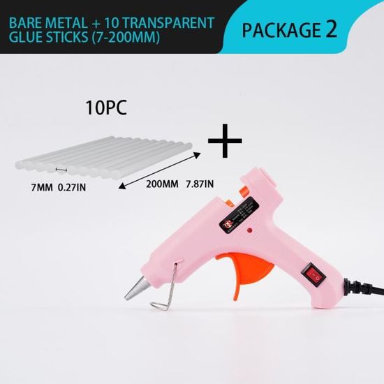 10 Bâtons De Colle Thermofusible Marron 100mm X 7mm - Parfaits Pour Vos Travaux Manuels Et Réparations