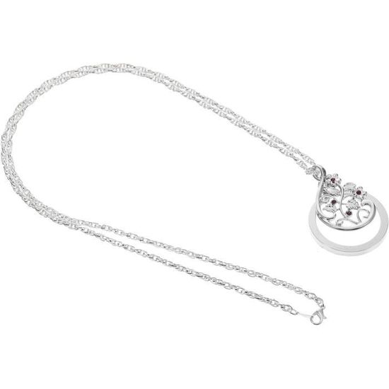 Collier Loupe Pendentif – Grossissement 3x, Chaîne Argentée, Léger, Pour Lecture Et Inspection - 13