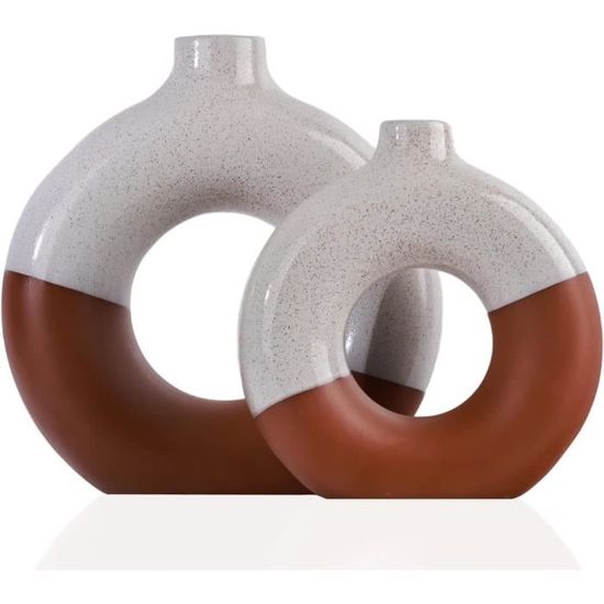 Lot De 2 Vases En Verre - Occasion En Bon état, Parfaits Pour Fleurs Ou Décoration