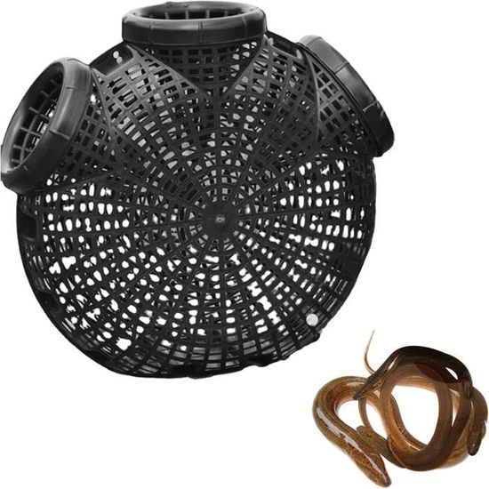 Nasse à Poissons/crabes/écrevisses Portable - Filet Piège Avec Corde Et Appât - 31,5 Cm Ou 50 Cm - 7