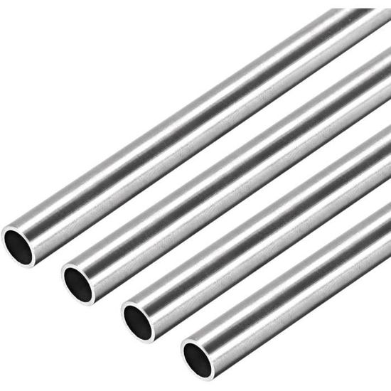304 Inoxydable Acier Tube Rond 8mm OD 0.8mm Paroi Épaisseur 250mm ...