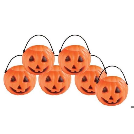 Lot De 7 Citrouilles Artificielles En Mousse - Décoration D'Automne Et Halloween Pour Maison, Jardin