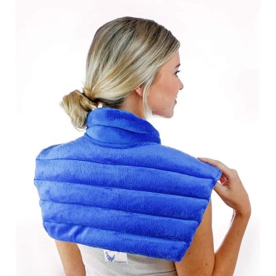 Warmies Écharpe Cou Micro-ondable Lavande Française - Coussin Chauffant Et Rafraîchissant