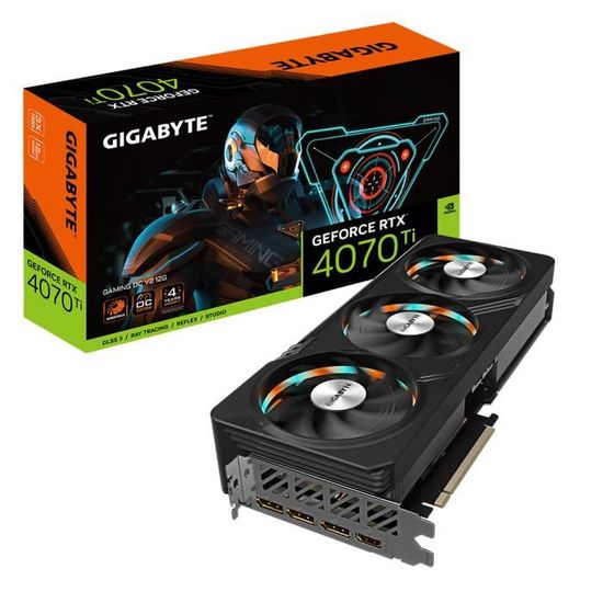 Gigabyte GeForce RTXÂ­Â­ 4070 Ti GAMING OC V2 12G NVIDIA GeForce RTX 4070 Ti 12 GB GDDR6X