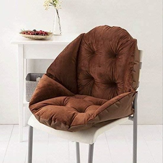 Coussin De Siège Rond Imperméable - Housse Lavable - Mousse Haute Résilience - Plusieurs Tailles (35 à 50 Cm) - Pour Cuisine, Jardin, Bureau, Extérieur