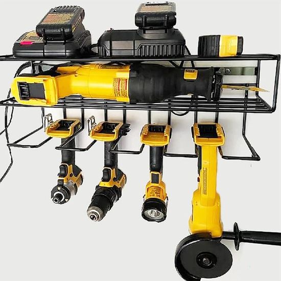 YOSOO Rack de rangement pour outils électriques - Support mural pour outils  - Fixation facile - Cdiscount Bricolage