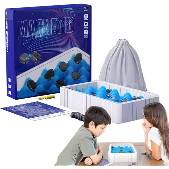 Échiquier magnétique, Jeu D'échecs Magnétique, Jeu de Dames éducatif, Échiquier Portable pour Les Réunions De Famille Et Les - Jeux - Jouets