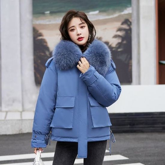 Manteau femme hiver fourrure sales