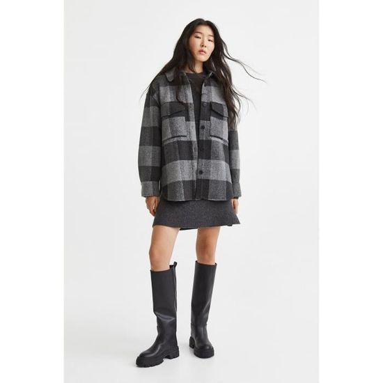 Bottes noires hotsell hauteur genoux