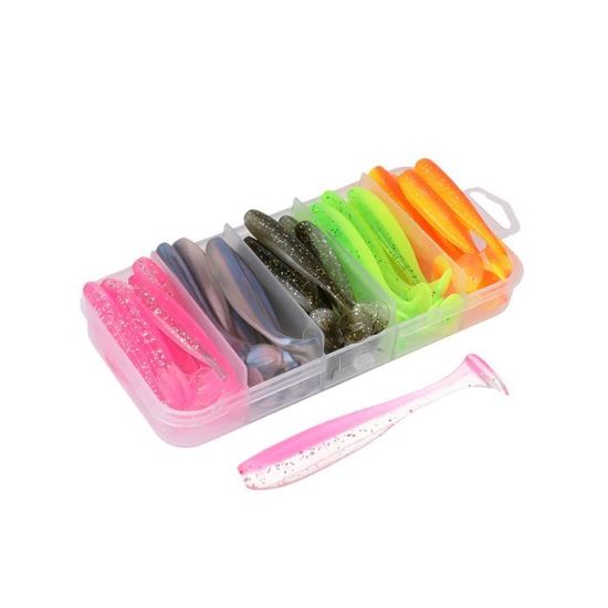 Lot De 50 Appâts De Pêche Artificiels En Plastique Souple Vert Pour Grillons Et Insectes