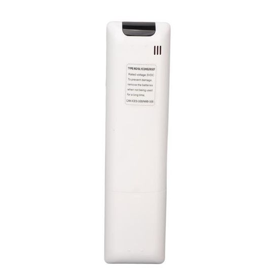 Télécommande Remplacement Pour Climatiseur Midea - Modèle RG10L1 C2HS BGEF, ABS, 2 Piles AAA - 5