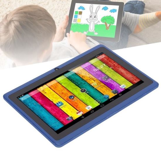 Tablette enfant 7 pouces Quad Core CPU Protection des yeux avec 8