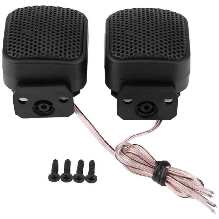 Tweeters MA260 Pour Voiture - Haut-parleurs Aigus - Améliore La Clarté Audio - Paire Noire - 5.5cm