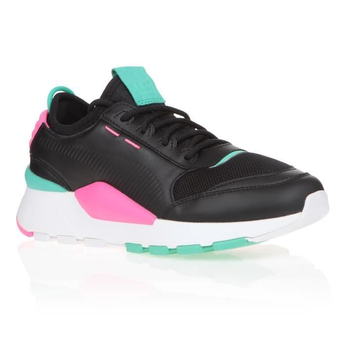 puma noir et rose femme