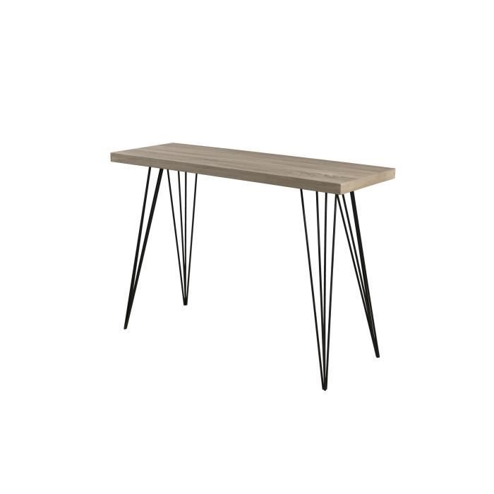 Vislone Table Console Mdf Avec Tiroir Pour Chambre Couloir Salon