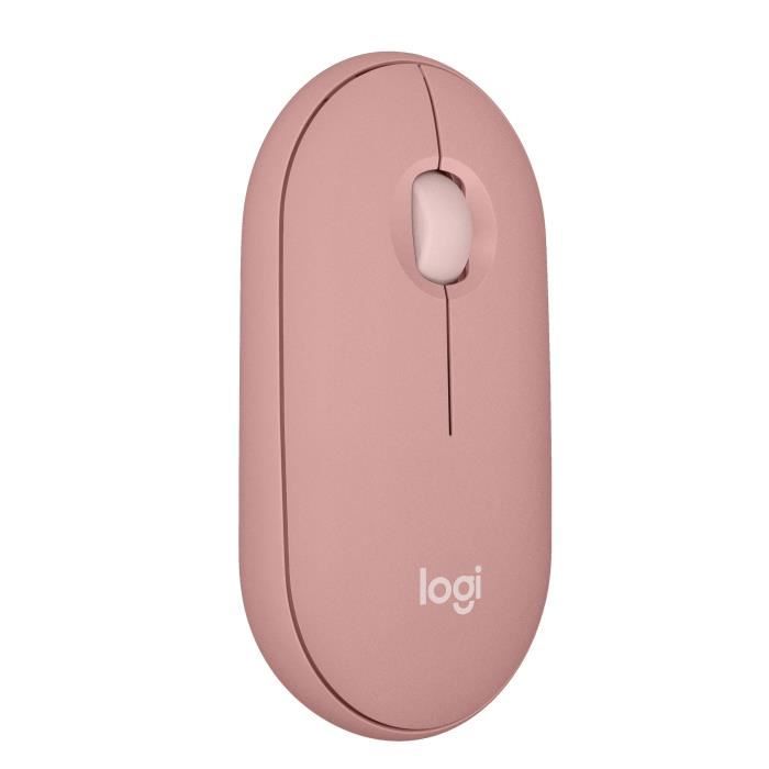 LOGITECH - Souris sans fil - Pebble Mouse 2 M350s - Rose - (910-007014)