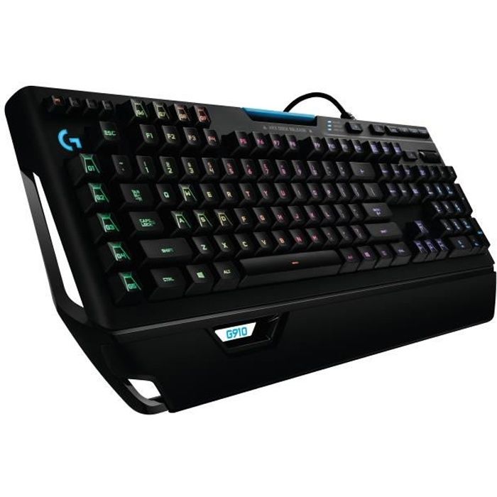 LOGITECH G - Clavier Gamer G910 Orion Spectrum - AZERTY - Mécanique - Noir