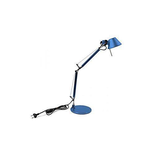Artemide Tolomeo Micro Lampe de Table avec Base Bleue - A011850