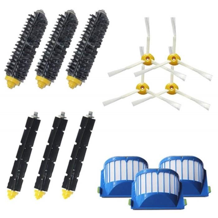 Filtres Brosse pour iRobot Roomba 600 Série 620 630 650 614 660 665 690 vide _Mo6641