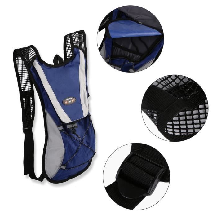 Sac à dos de sport ultra-léger 2L pour camping, randonnée,voyage,fitness
