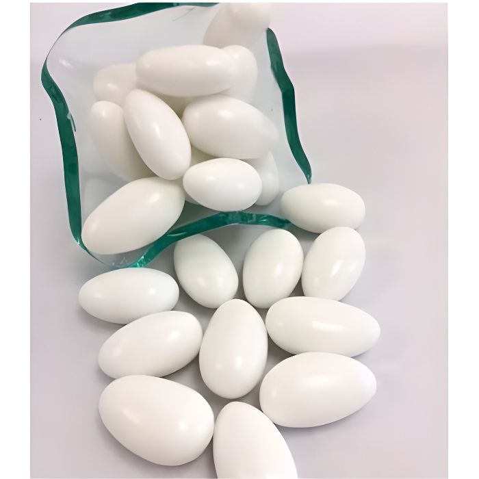 Dragées amandes blanc pas chères