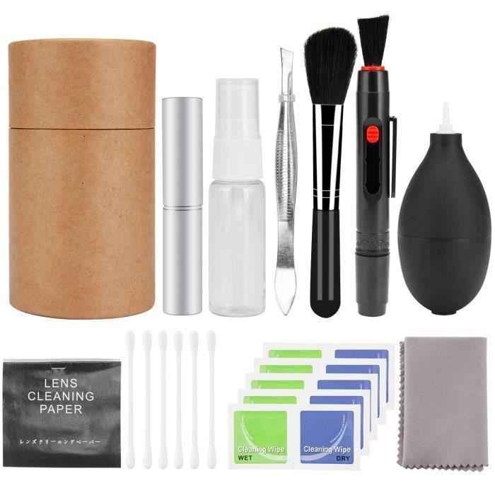 Letouch 25PCS Kit de Nettoyage de Caméra (avec boite)pour appareil photo reflex numérique Canon, Nikon, Pentax, Sony et plus YY41