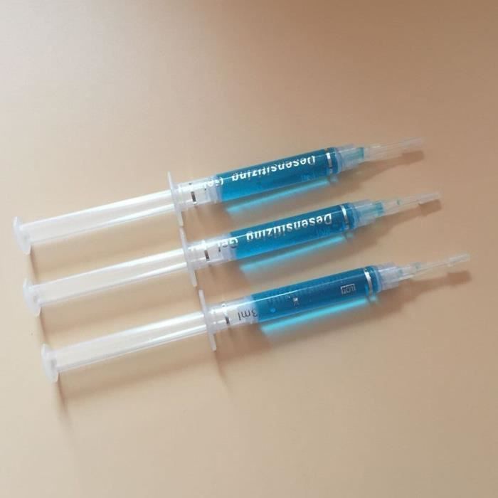 Gel de reminéralisation, 3 seringues pour le blanchiment des dents, moins de sensibilité~3 syringes*PD11277