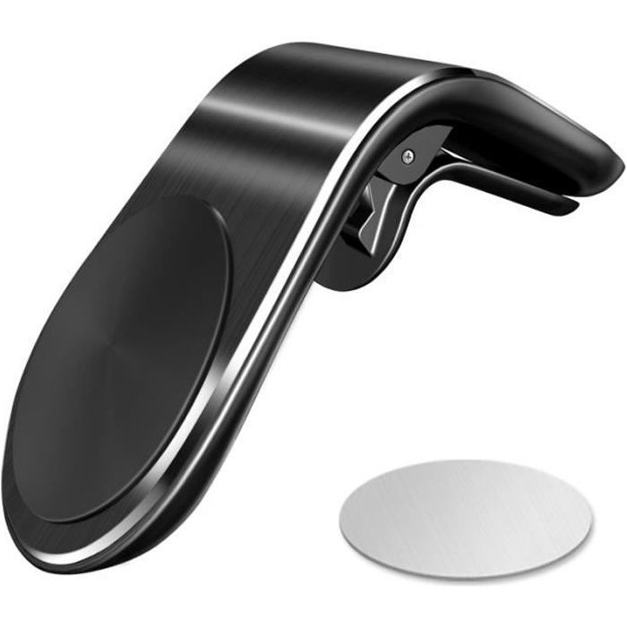 Magnétique GPS Navigation Support pour voiture Pour Téléphone de Bâti D'évent De Voiture de Clip Aimant Fort Portable - Type black