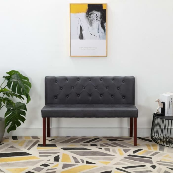 BELLE® Haute qualité-Banc Banquette d'Entrée Style Contemporain scandinave -Pouf de Rangement grand confort -Meuble Bas Banc d🍭4018