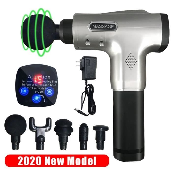 Massage-Gun sans fil de poche tissus profonds Muscle Massager 6 vitesses huanlemusi983