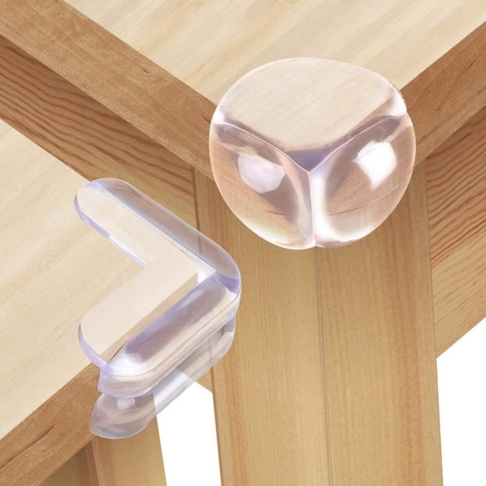 Protecteurs d'angle pour enfants, coins de protection pour bébé, protecteurs d'angle 16 pièces pour meubles avec adhésif épaissi