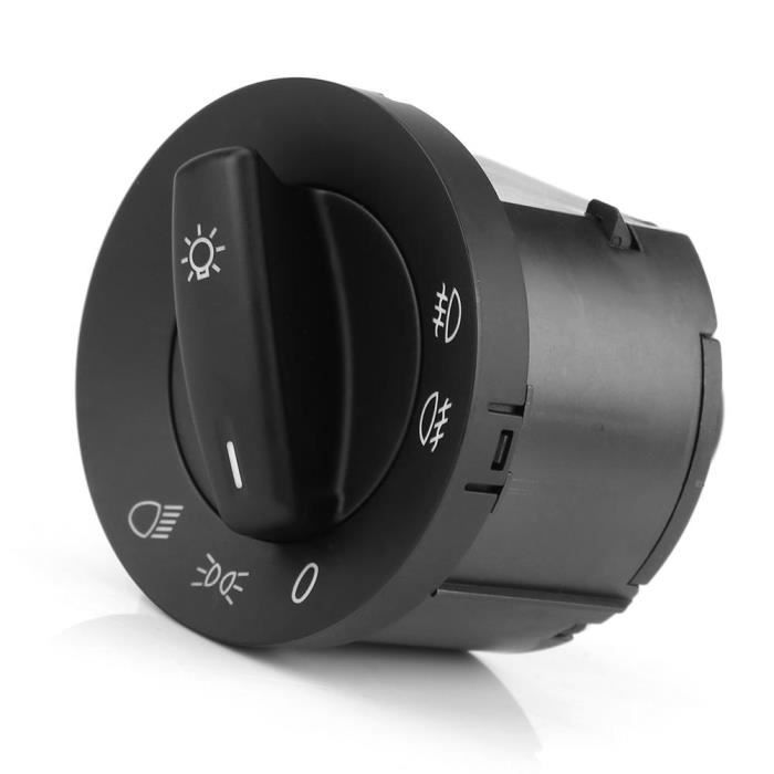 Garosa interrupteur d'antibrouillard Bouton de commutation de commande de phare antibrouillard de voiture pour Golf 5 Jetta Passat