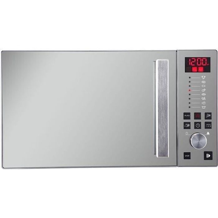 Brandt - micro-ondes + gril 26l 900w silver - ge2626s