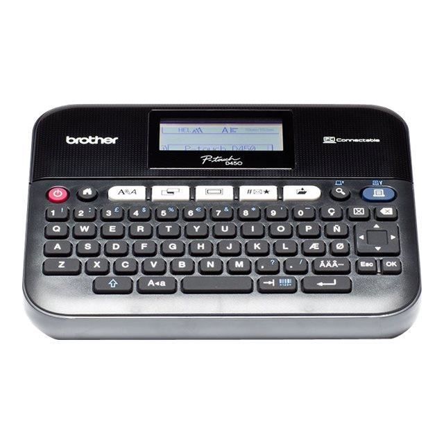 Brother P-Touch PT-D450VP Étiqueteuse monochrome transfert thermique Rouleau (1,8 cm) jusqu'à 20 mm-sec USB impression par 5…