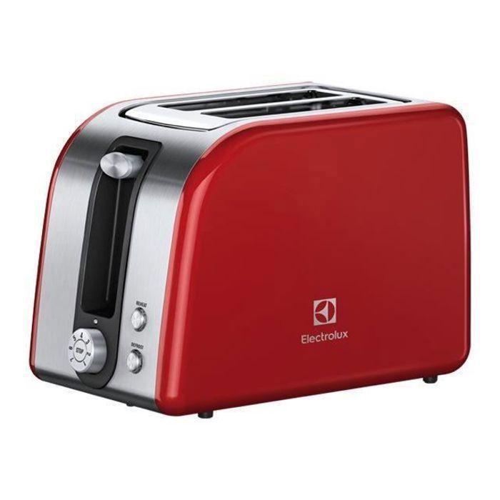 Electrolux EAT7700R Grille-pain 2 tranche 2 Emplacements Rouge brillant