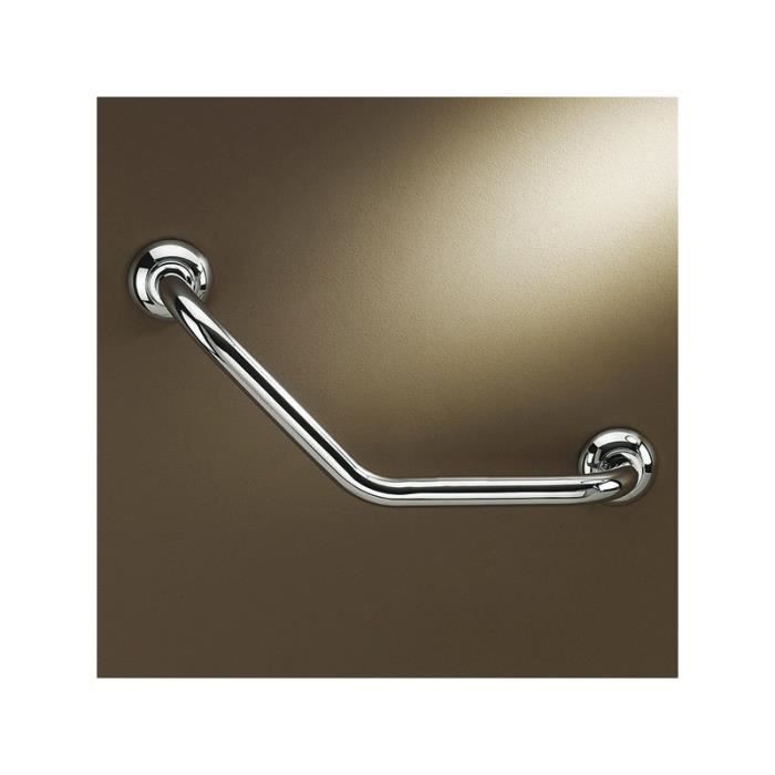 Barre de maintien coudee a 135 degre laiton pro