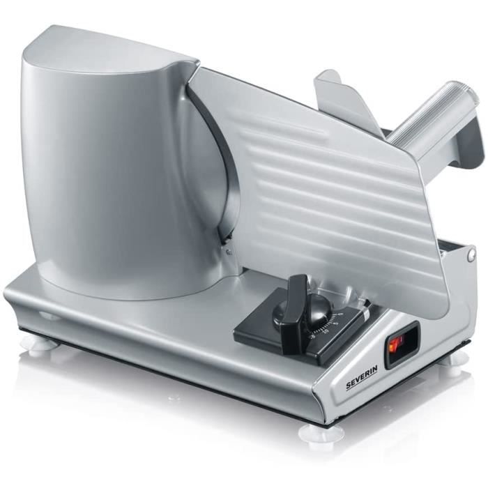 Petit Electromenager - Limics24 - Trancheuse Universelle 180 W Électrique Découpe Fine Comme Épaisse À Jambon Pain