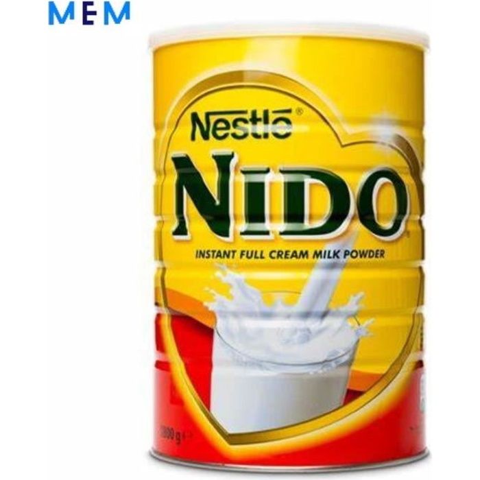 Lait entier en poudre 1800 gr NIDO