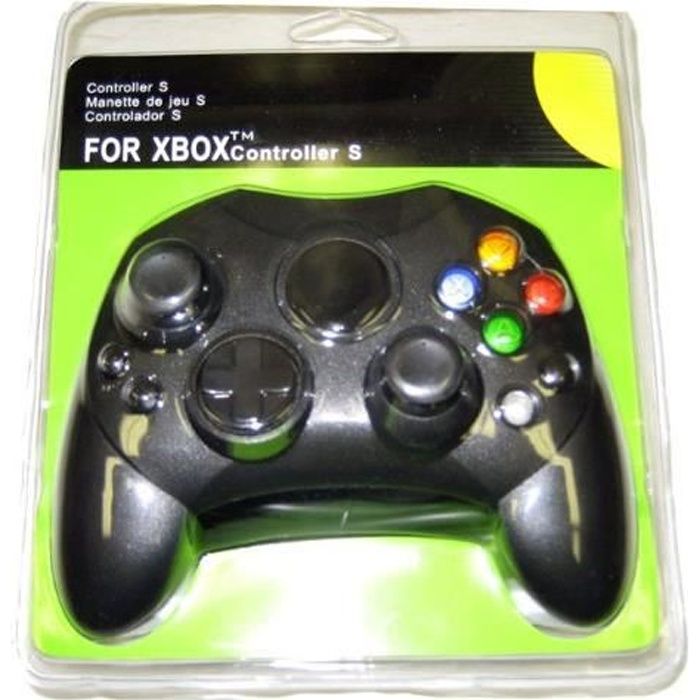 Manette Filaire Noire pour Xbox